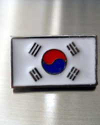 pin bandera Corea del Sur