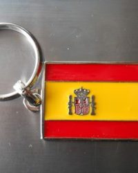 LLAVERO BANDERA ESPAÑA con escudo