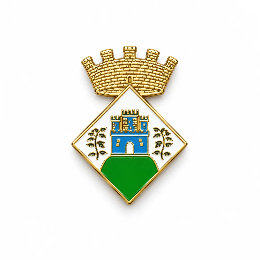 pin escut Arbucies