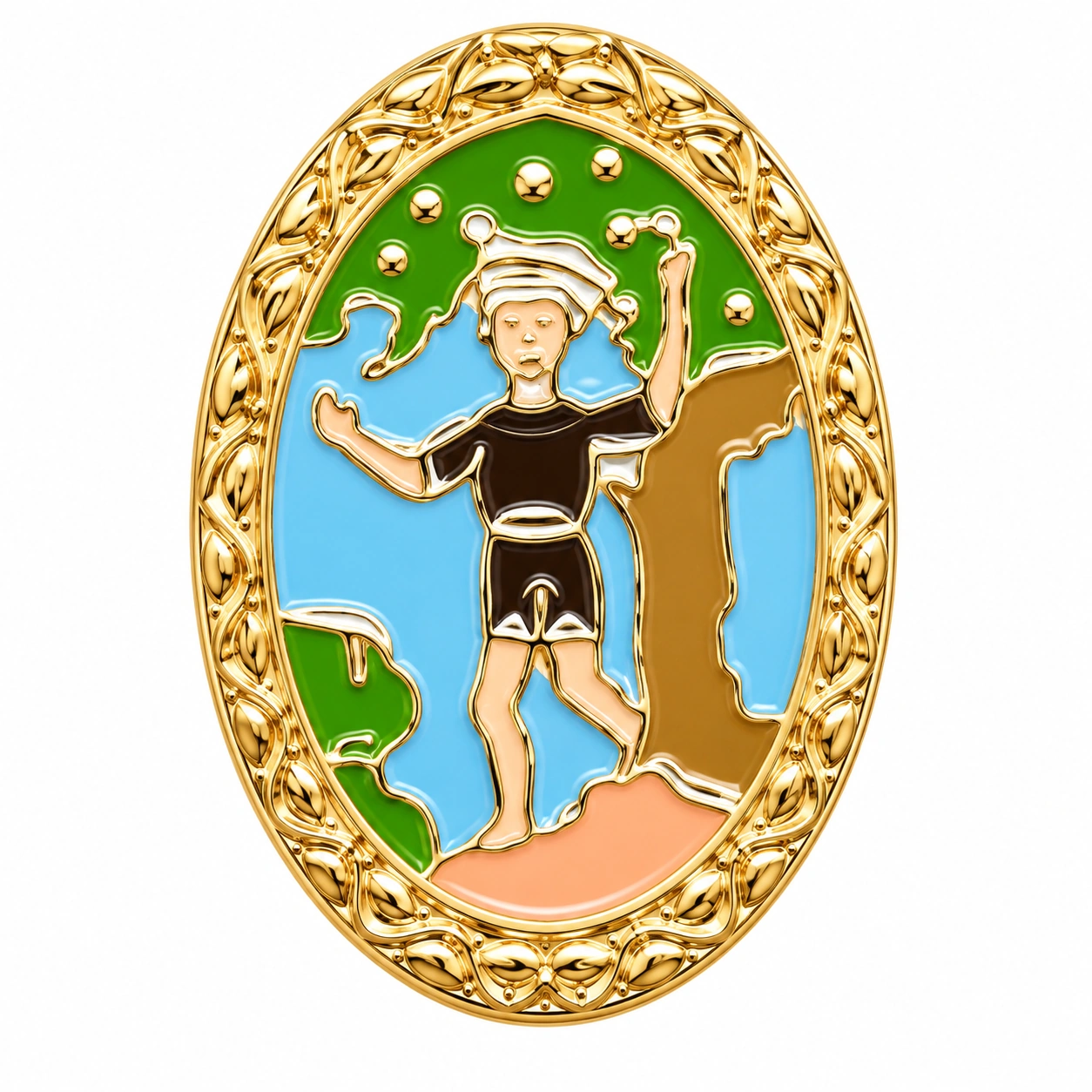pin escudo benissanet