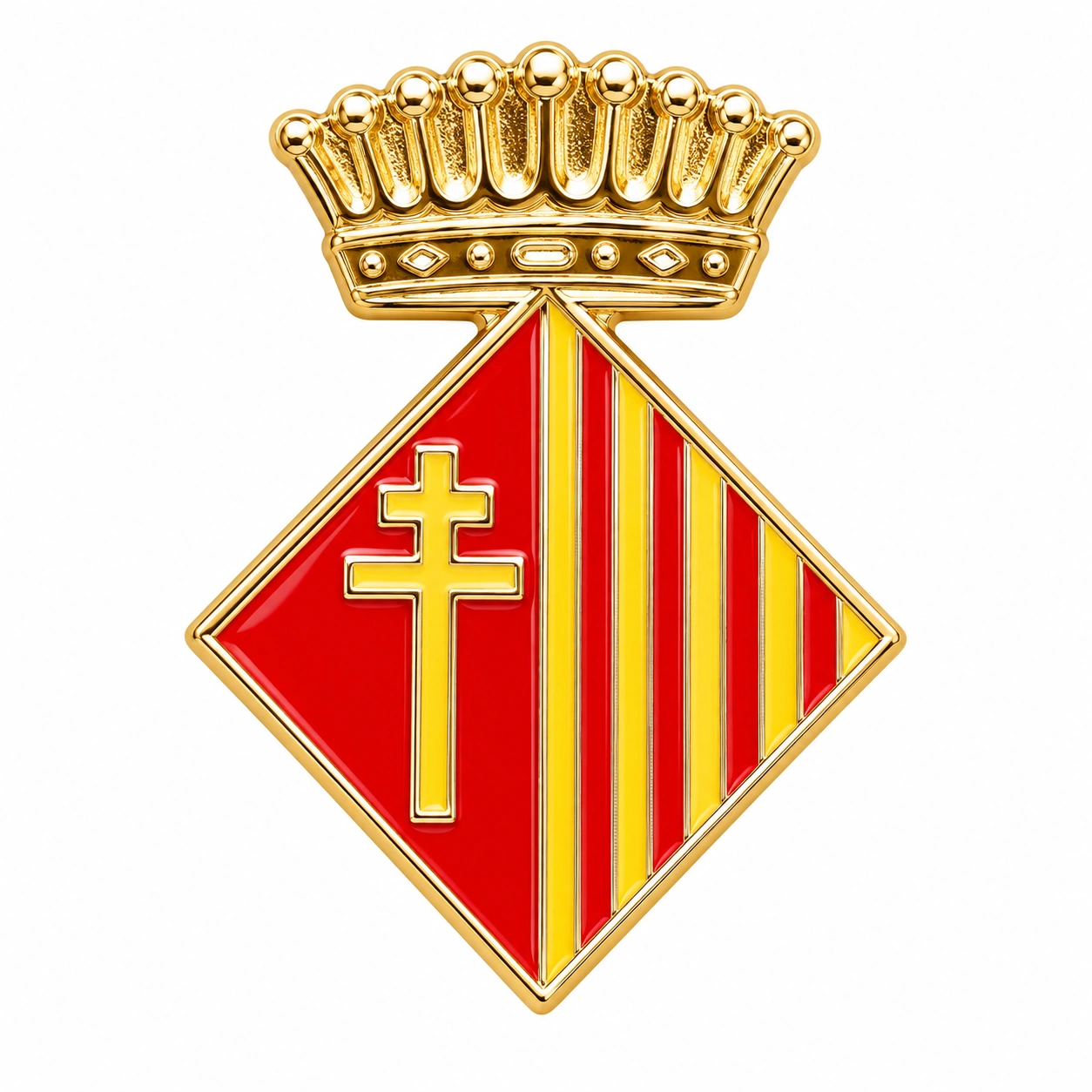 pin escudo Besalú