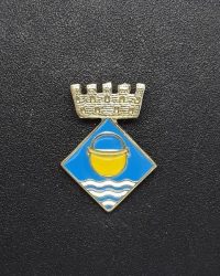 pin escudo caldes d'estrac