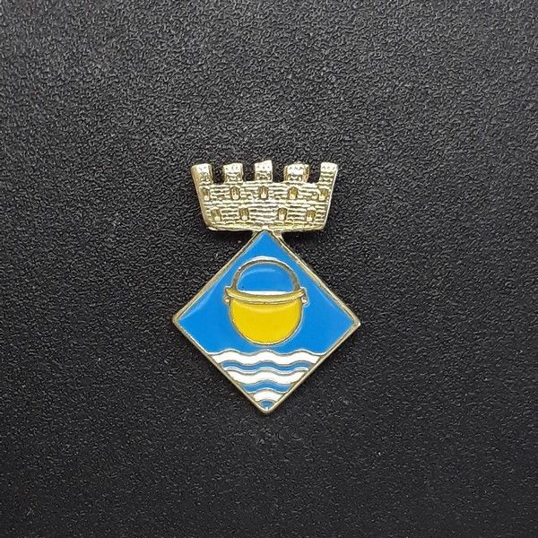pin escudo caldes d'estrac