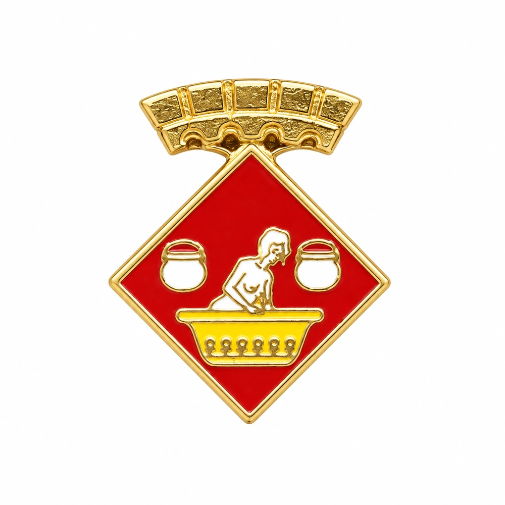 pin escudo Caldes de malavella