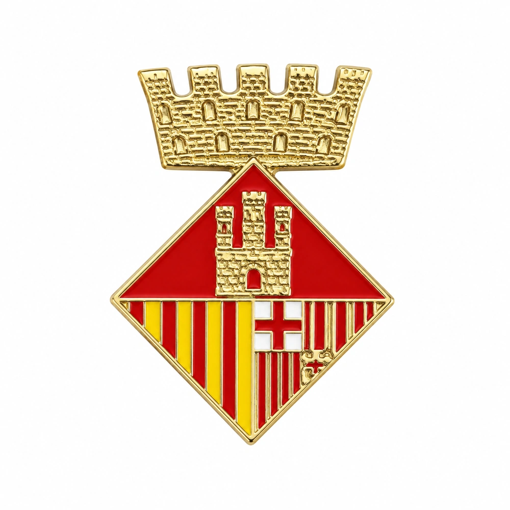 pin escudo castellar del valles