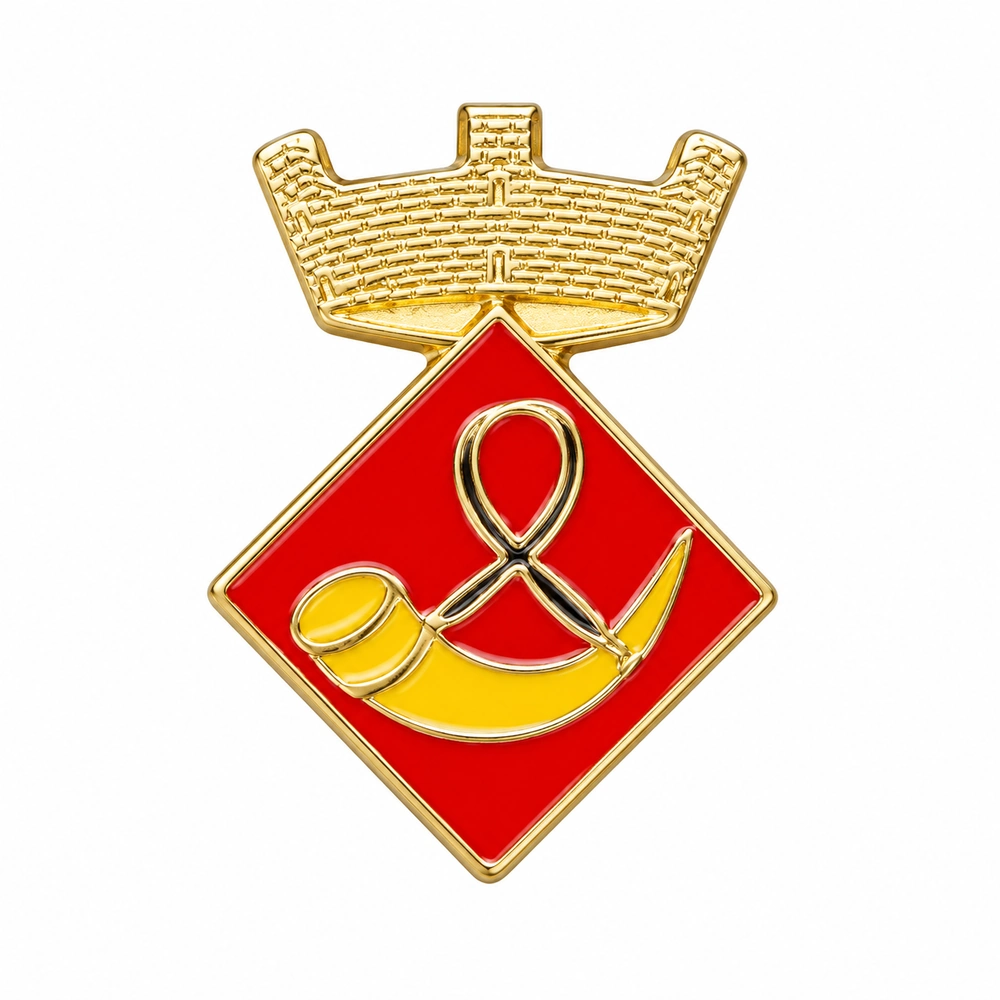pin escudo cornellà del terri
