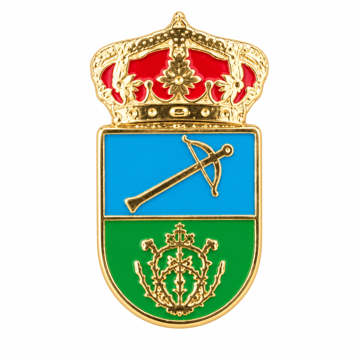 pin escudo espinoso del rey