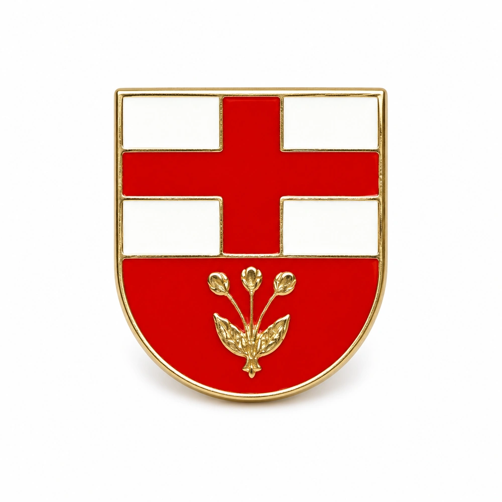 pin escudo esterri de cardos