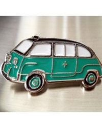 PIN TAXI FIAT 600 MULTIPLA MILAN 1965