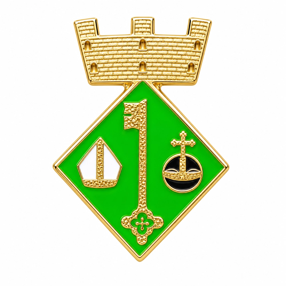 pin escudo gavet de la conca
