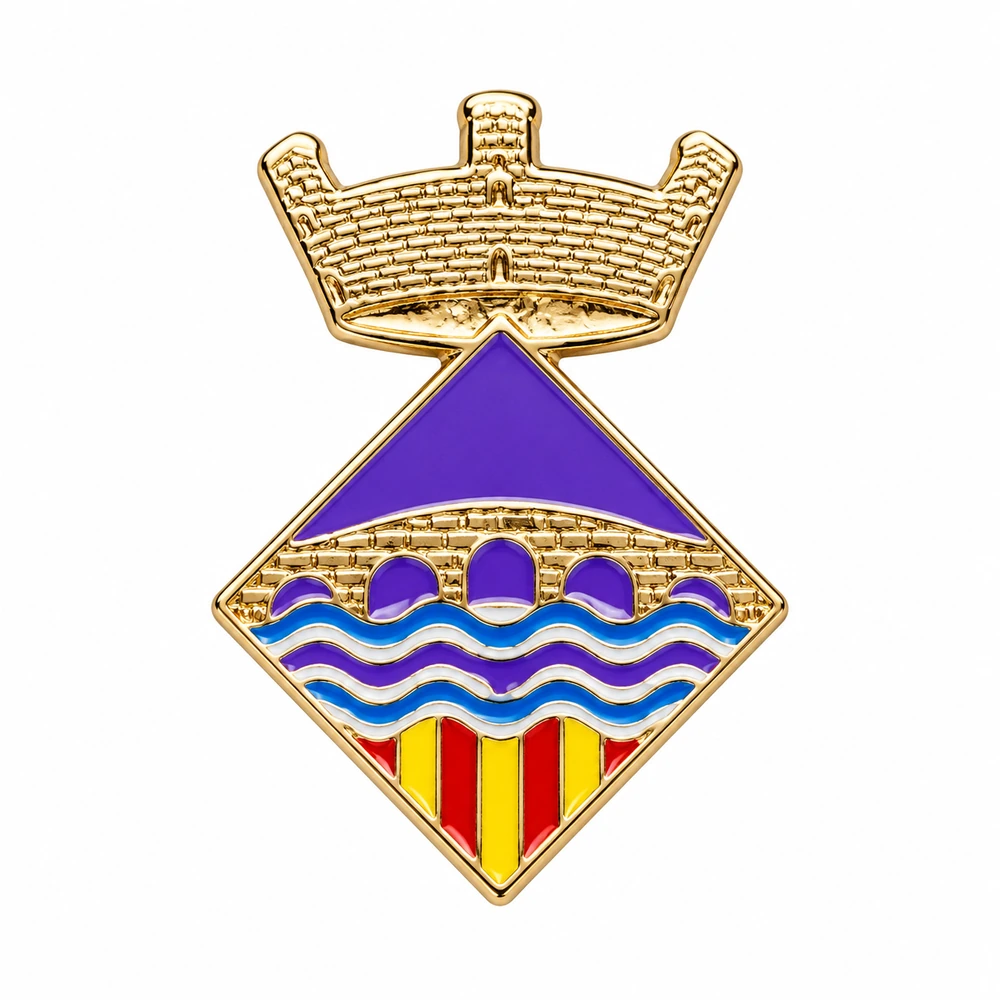 pin escudo gualta