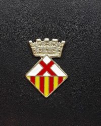 pin escudo hospitalet, l de llobregat