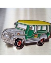 PIN TAXI JEEPNEY MANILA 1980