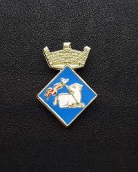 pin escut Albagés, L'