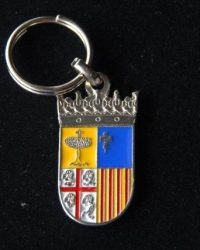 LLAVERO ESCUDO ARAGON