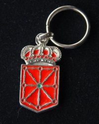 LLAVERO ESCUDO COMUNIDAD FORAL DE NAVARRA