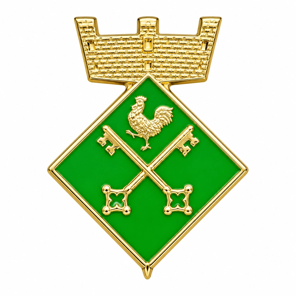 pin escudo lles de cerdanya