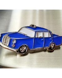 PIN TAXI MERCEDES 220 ATENAS 1965