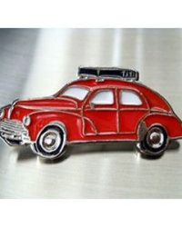 PIN TAXI PEUGEOT 203 CASABLANCA 1970