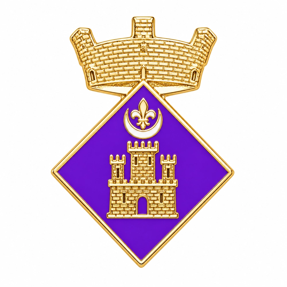 pin escudo rubio