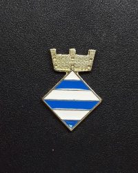 pin escudo sant marti de tous