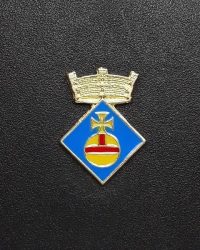 pin escudo sant salvador de guardiola