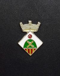 pin escudo sant vicenç de montalt