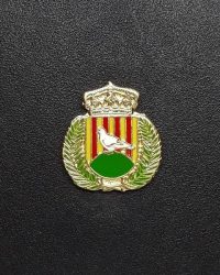 pin escudo santa coloma de gramanet