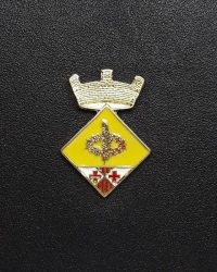 pin escudo santa eugenia de berga