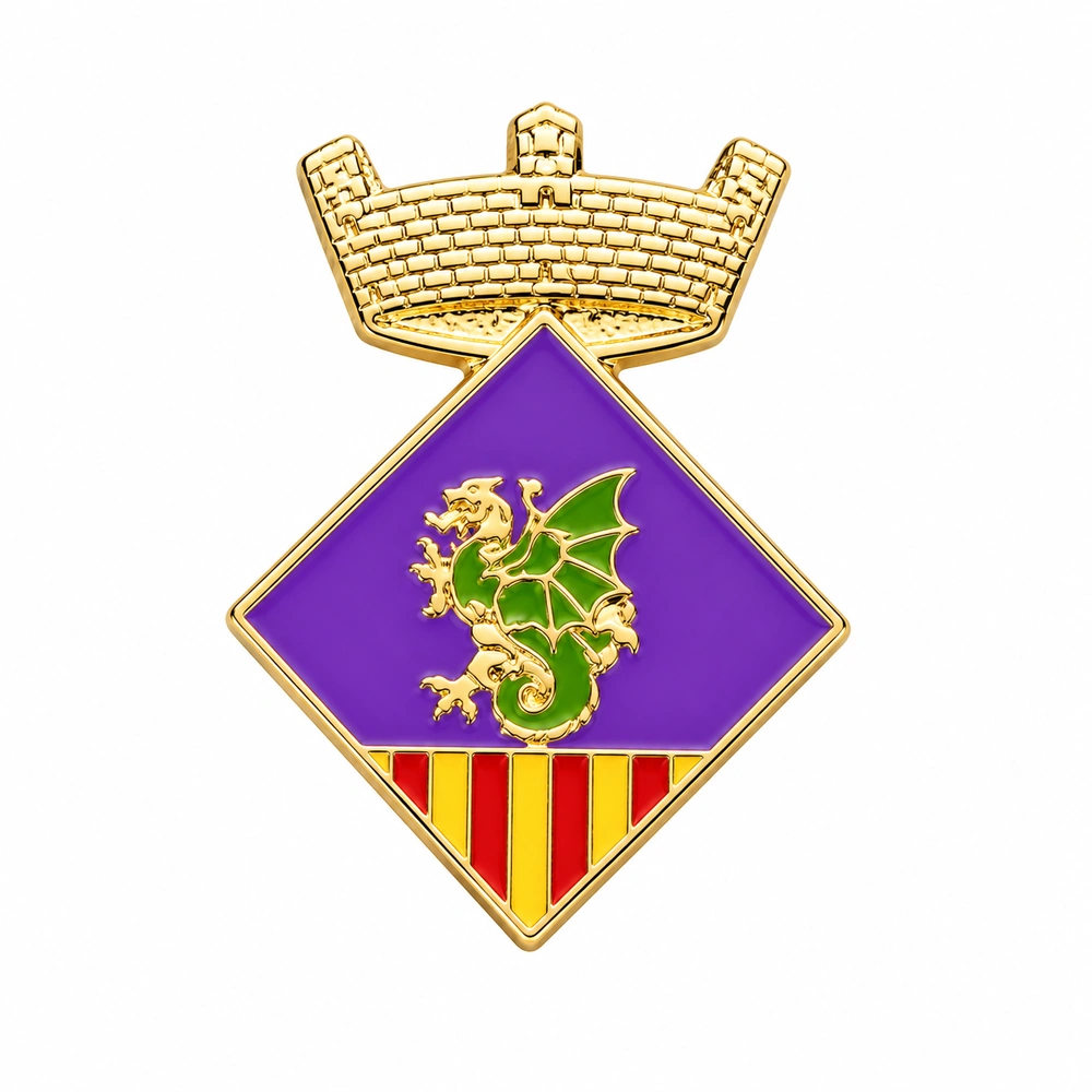 pin escudo santa margarida i els monjos