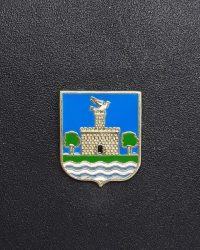 pin escudo santa maria palutordera