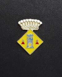 pin escudo la torre de claramunt