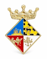 pin escudo la vall d en vas