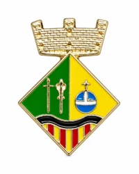 pin escudo la vall de bianya