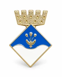 pin escudo vall de cardos