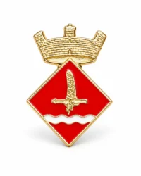 pin escudo vallbona d' anoia