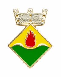 pin escudo vallfogona de riucorb