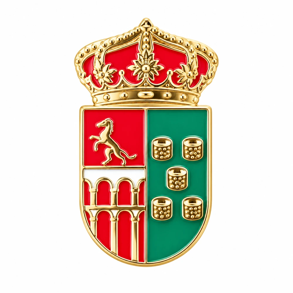 pin escudo valmojado