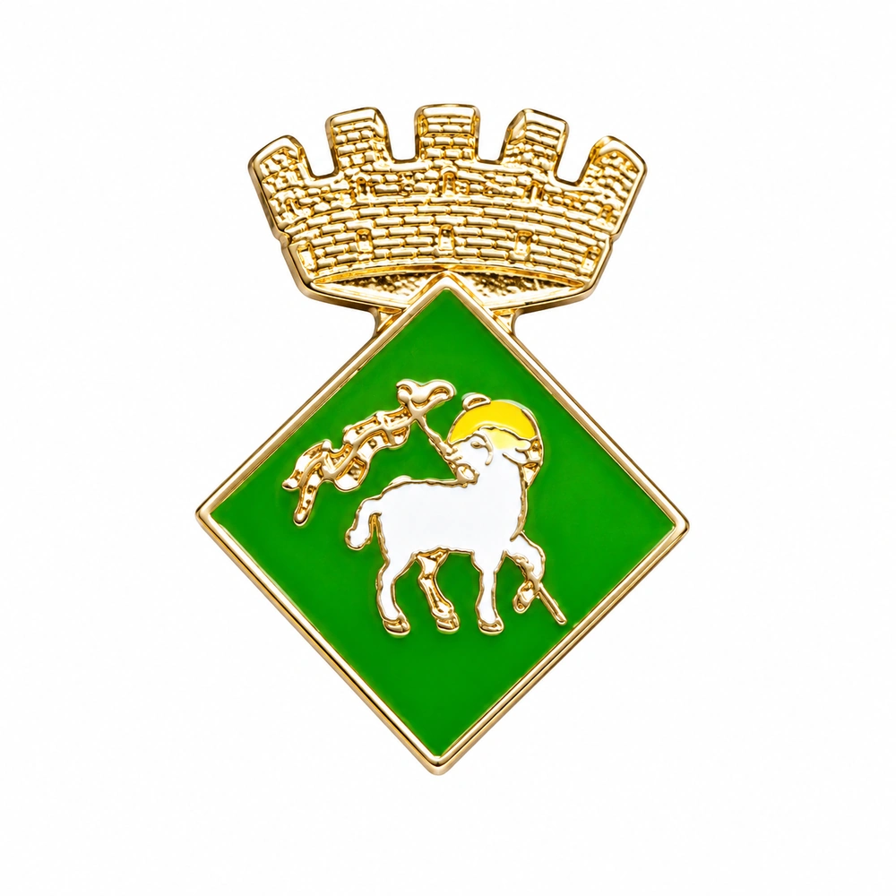 pin escudo viladecans
