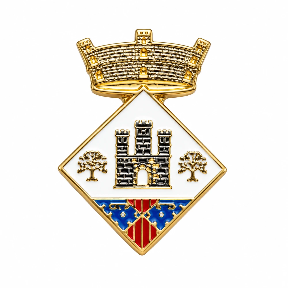 pin escudo vilanova de prades
